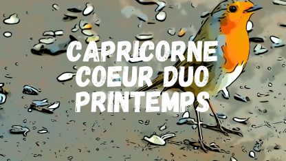 Capricorne printemps 2022 coeur duo
