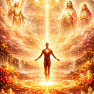 ❤️✨ Je Suis la Flamme Rubis Or — Paix, Harmonie, Union