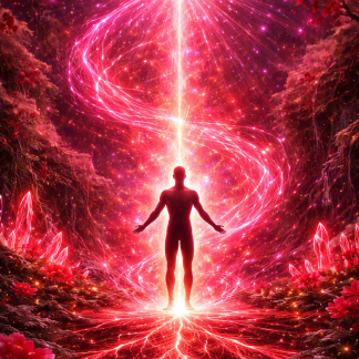 ❤️ Je Suis la Flamme Rouge Fuchsia — Ancrage, Puissance, Appartenance