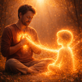 Rassurer l'enfant blessé